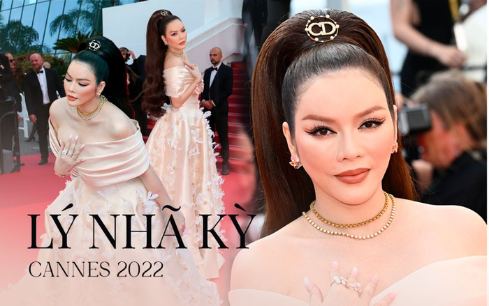 Hết khoe kim cương, Lý Nhã Kỳ xuất hiện với diện mạo 'vàng đeo đầy cổ' tại thảm đỏ Cannes Ảnh 2