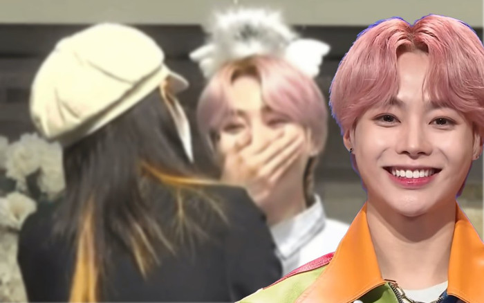 Phản ứng của Hanbin Ngô Ngọc Hưng khi gặp người quen ở Việt Nam sang tận Hàn Quốc để giao lưu với mình Ảnh 2