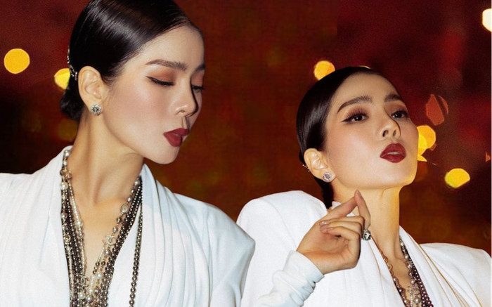 Diện style khoe trang sức nặng trĩu, cộng đồng mạng nhắn nhủ: 'Lệ Quyên nên chấm thi hoa hậu' Ảnh 2