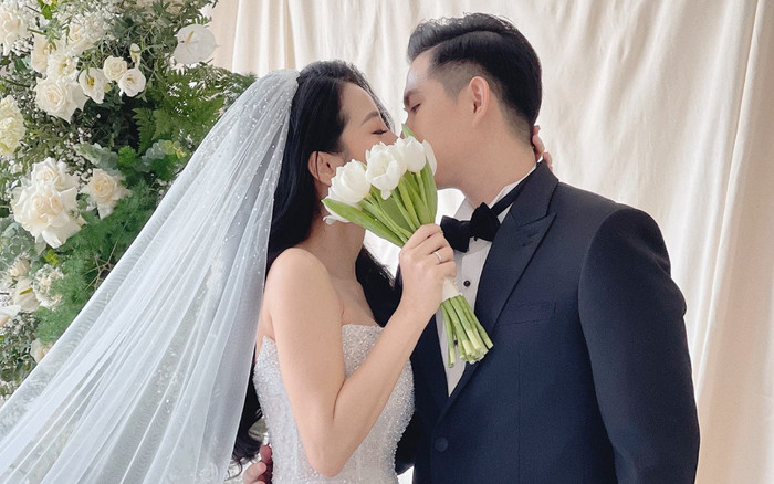 'Tuesday quốc dân' Karen Nguyễn lộ hậu trường chụp ảnh cưới với chồng doanh nhân Ảnh 2