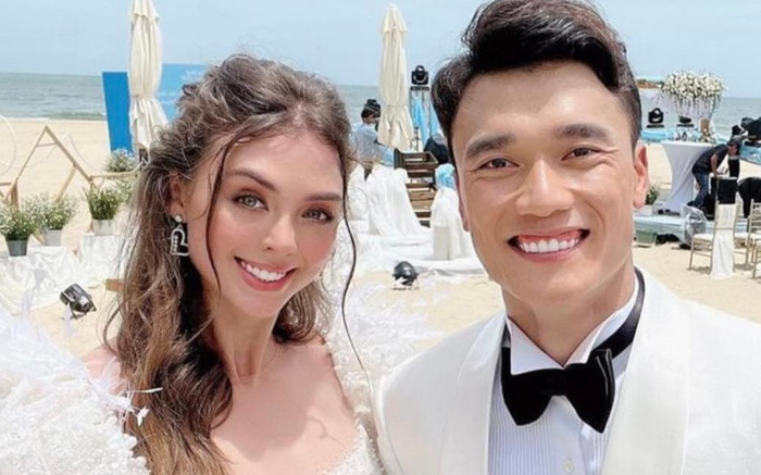 Bạn thân vô tình tiết lộ chuyện vợ mới cưới Bùi Tiến Dũng đang mang thai, lộ cả giới tính em bé? Ảnh 2