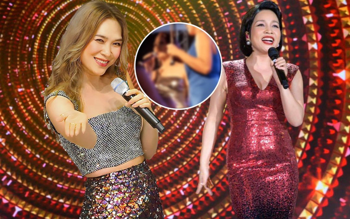 Khoảnh khắc diva Mỹ Linh ân cần che ô cho Mỹ Tâm dưới trời mưa khiến dân mạng nức lòng Ảnh 2