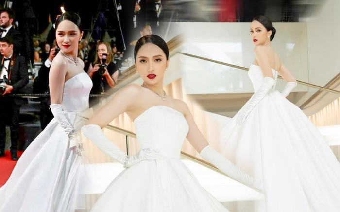 HOT: Hương Giang lên đồ lộng lẫy như cô dâu, tiếp bước Lý Nhã Kỳ tại LHP Cannes Ảnh 2