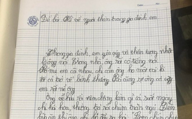 Bài văn miêu tả người quyền lực nhất của cậu bé tiểu học khiến CĐM cười ngất Ảnh 2