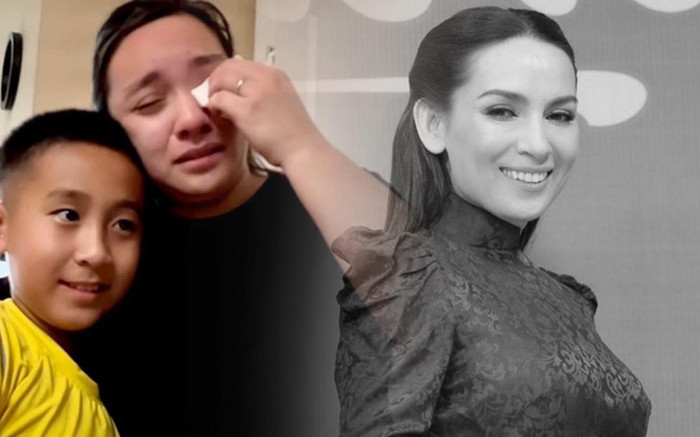 Con gái Phi Nhung nghẹn ngào hát tặng mẹ trong nước mắt Ảnh 2