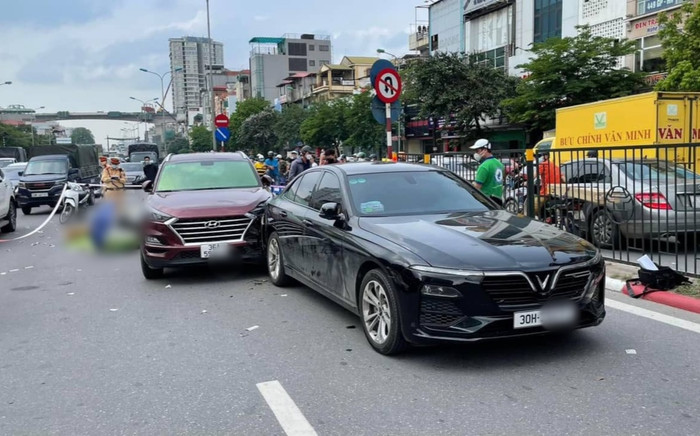 Tai nạn liên hoàn trên đường Giải Phóng khiến 1 người tử vong tại chỗ Ảnh 2