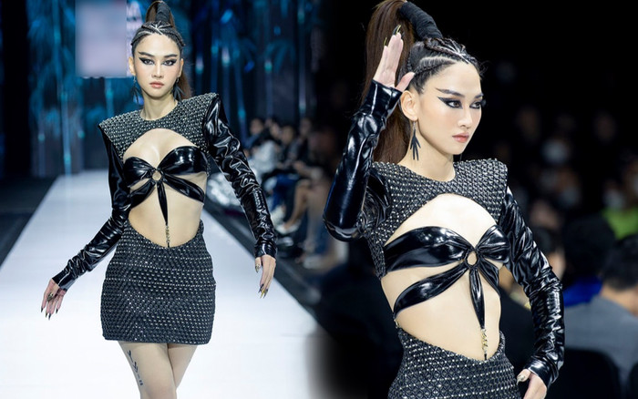 Lê Bống catwalk khó hiểu, netizen bĩu môi: 'Thôi xin chị, đừng lấn sân người mẫu mà' Ảnh 2