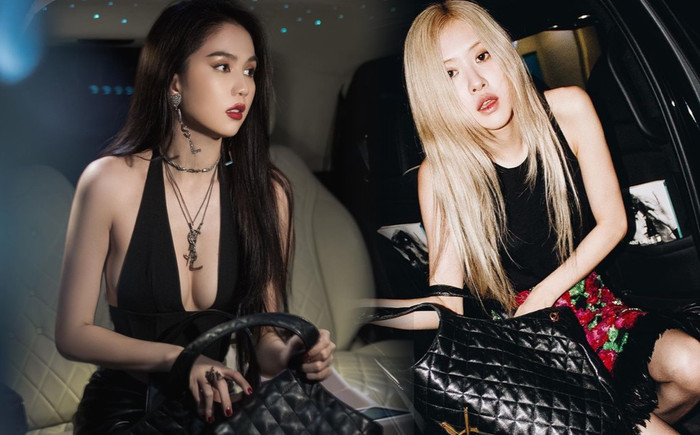 Ngọc Trinh khoe dáng 'ướt át' dưới mưa, khoe túi trăm triệu nhưng hoá ra lại đụng Rosé (BLACKPINK) Ảnh 2