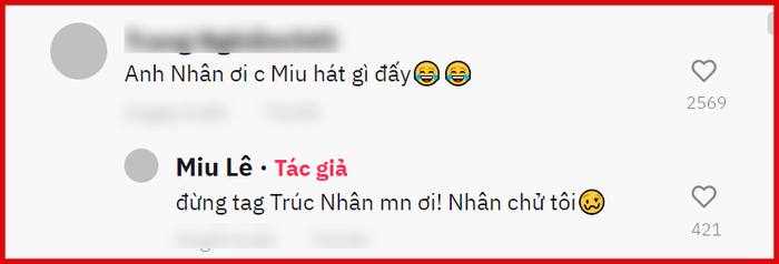 Hát hò hit mới, Miu Lê sợ bị Trúc Nhân... chửi Ảnh 6