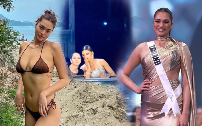 Hoa hậu Hoàn vũ Thái Lan siết cơ 'đẹp xỉu': Lúc thi hết hồn lúc về hết mình! Ảnh 2