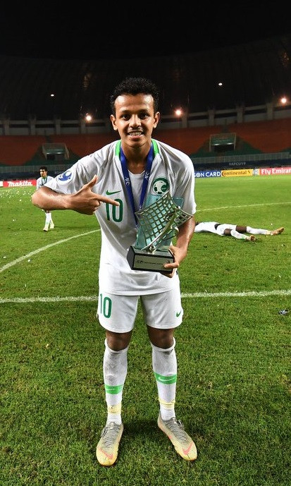 Turki Al Ammar của U23 Ả Rập Xê Út.