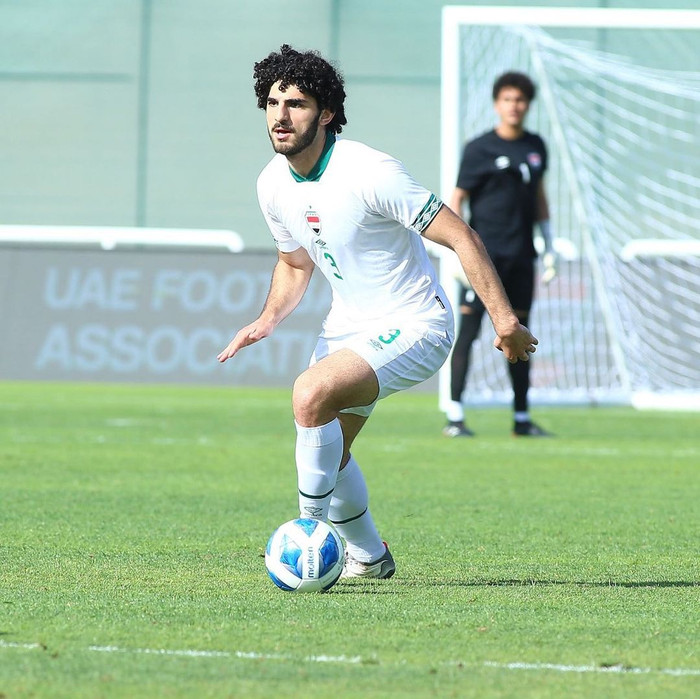 Cardo Siddik của U23 Iraq.