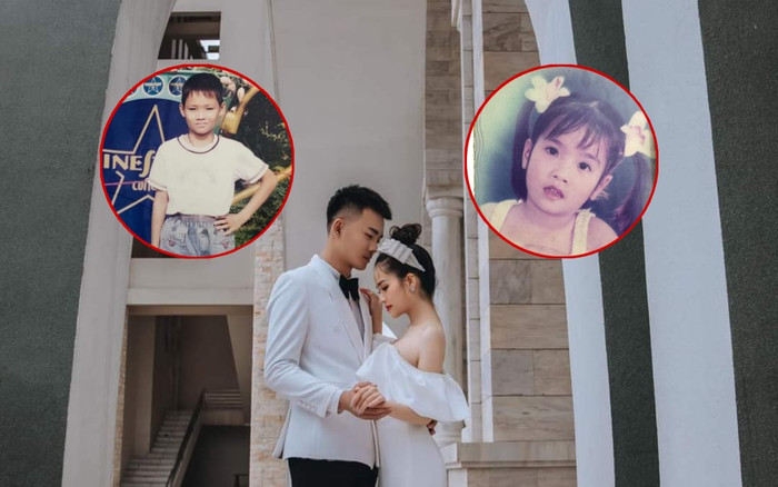 Vợ chồng Anh Tú - Huyền My 'chiến tranh', cùng đăng ảnh thuở bé của nhau: Ai 'ngố' hơn ai? Ảnh 2