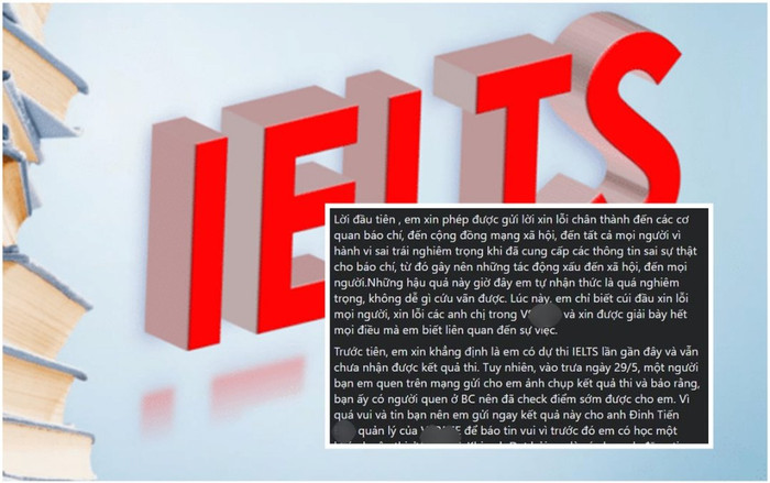 Nữ sinh Nghệ An thừa nhận bảng điểm IELTS đạt 9.0 là giả, lên tiếng xin lỗi mong được tha thứ Ảnh 2