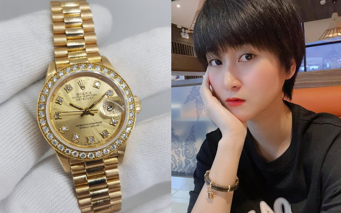 'Bản sao' Hiền Hồ chơi lớn mua đồng hồ rolex tặng bạn trai: Vì sĩ mà đi... nửa tỷ Ảnh 2