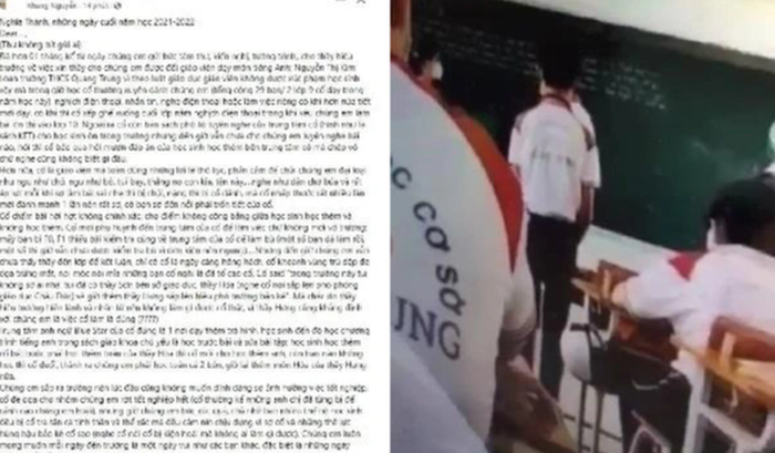 Trước đó, tài khoản “Khang Nguyễn” tố cô Loan đánh học sinh gây xôn xao mạng xã hội