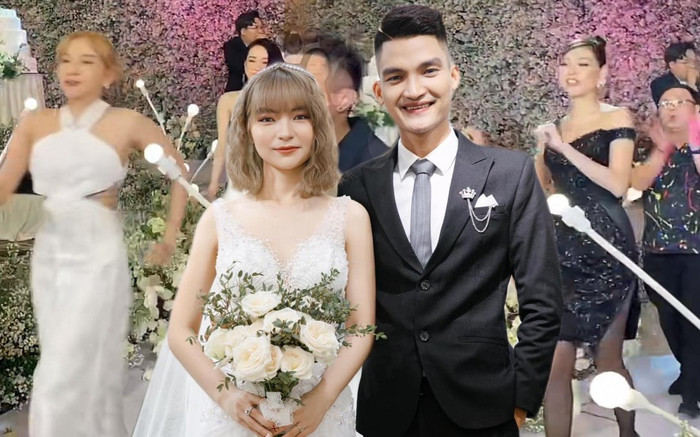 Clip: Hoa hậu Khánh Vân, Khả Như, Anh Đức,... quẩy '60 năm cuộc đời' tại đám cưới Mạc Văn Khoa Ảnh 2