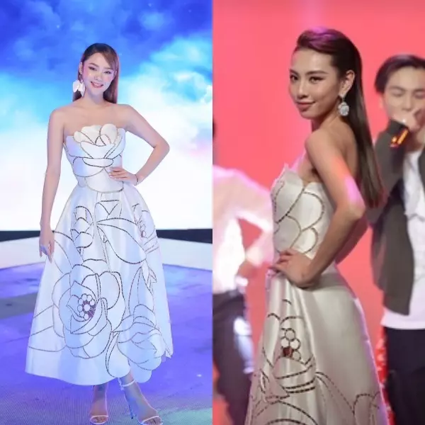 Cùng diện váy lộ vòng 1 'phồn thực', Minh Hằng ăn điểm trước Thùy Tiên nhờ điểm này Ảnh 10
