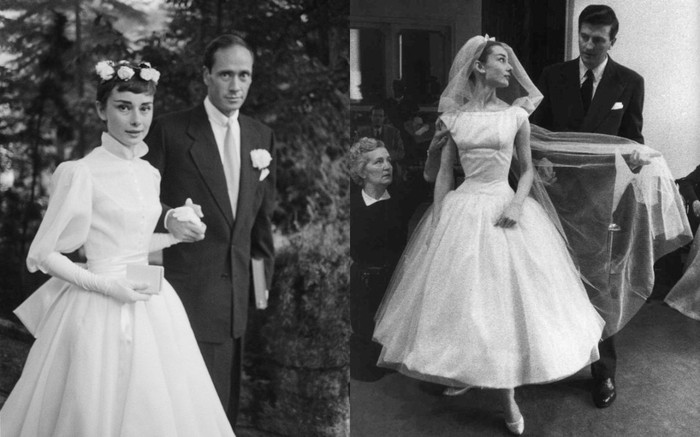 Audrey Hepburn và những chiếc váy cưới làm 'rung chuyển' lịch sử thời trang Ảnh 2