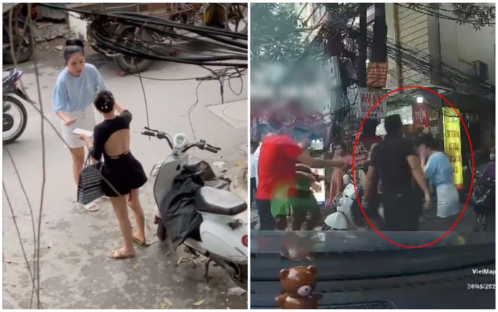 Cô gái bị 2 người đàn ông đánh tát sau va chạm giao thông đang mang bầu Ảnh 2