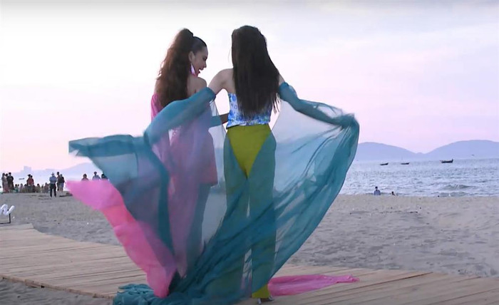 Đỗ Nhật Hà lên tiếng cảm ơn Hoàng Phương vì hành động 'xả thân' che chắn tại Người đẹp Biển Ảnh 1