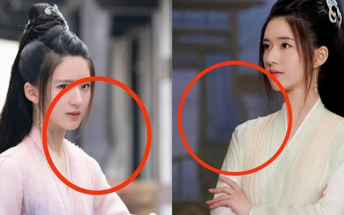 Triệu Lộ Tư từng vướng nghi vấn photoshop quá mức dẫn đến bối cảnh bị bẻ cong trong Thả Thí Thiên Hạ.