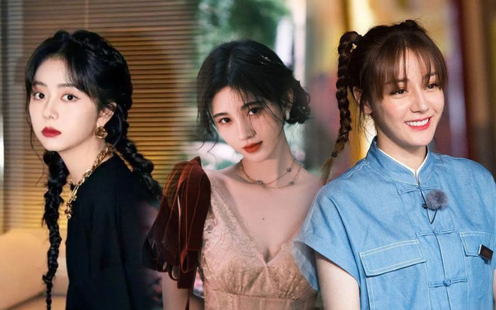 Loạt sao Hoa ngữ chuộng kiểu tóc 'tình đầu': Địch Lệ Nhiệt Ba, Đàm Tùng Vận 30 tuổi mà như thiếu nữ Ảnh 2