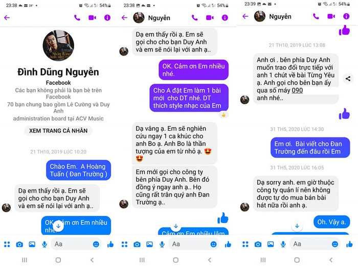 Đại diện cho phía ca sĩ Đan Trường đã lên tiếng đính chính việc nói Đan Trường hát Từng yêu không xin phép là hoàn toàn không đúng .