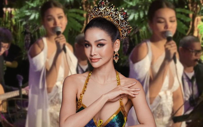 Trước khi về nước, Miss Grand Thái Lan không quên gửi tặng fan Việt ca khúc khiến ai cũng phải xuýt xoa! Ảnh 2