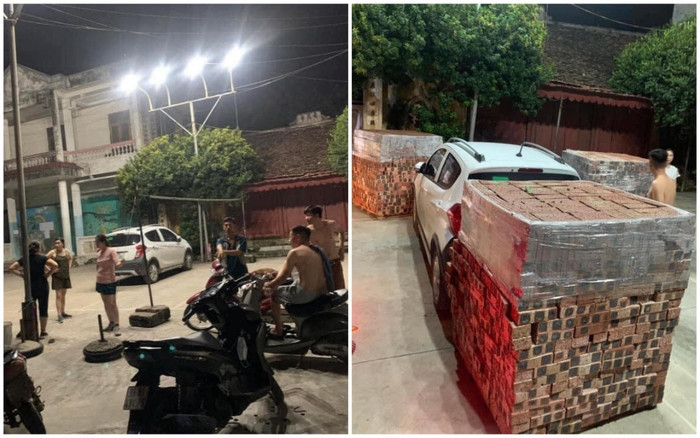 Đỗ xe vào khu vực chơi bóng chuyền, xe ô tô bị 'xử' theo 'công lý người làng' gây tranh cãi Ảnh 2