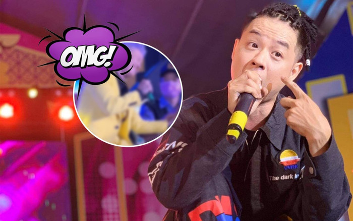 Nam bảo vệ an ninh khiến fan la hét 'rần trời' khi công khai nắm tay Thanh Duy trên sân khấu Ảnh 2