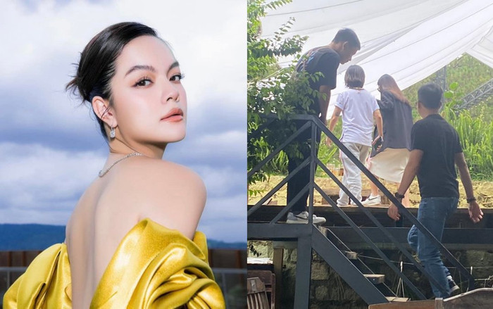 Độc quyền: Phạm Quỳnh Anh lộ diện với váy bầu tại Đà Lạt Ảnh 2