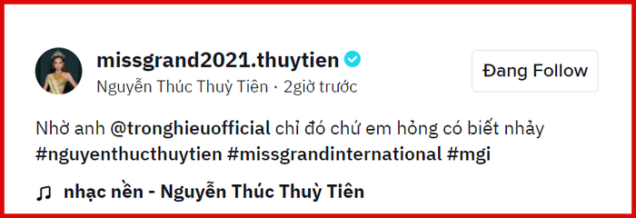 Caption đầy sự lươn lẹo của Thùy Tiên 