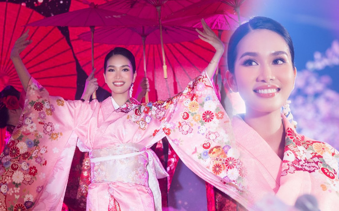 Phương Anh hóa 'gái Nhật đó' tại buổi trao sash: Chiến lược khôn ngoan trước khi sang xứ sở hoa anh đào Ảnh 2