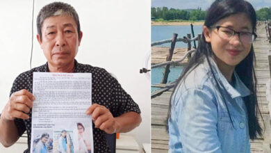 Ông Hương và con gái Thu Ngọc