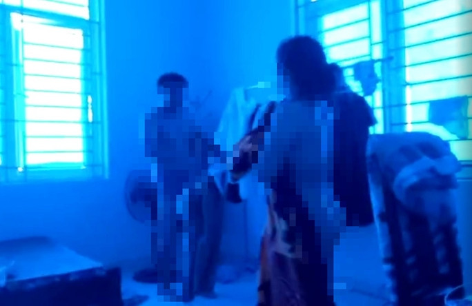 Hình ảnh nhạy cảm này được cho là của ông G. và nữ cán bộ xã 