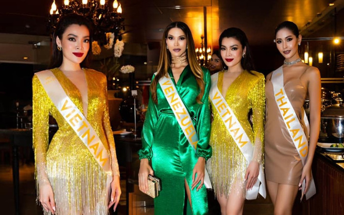 Trân Đài hút view, chiếm spotlight với váy tua rua phát sáng tại Hoa hậu Chuyển giới 2022 Ảnh 2