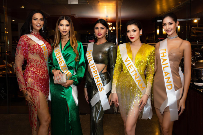 Trân Đài hút view, chiếm spotlight với váy tua rua phát sáng tại Hoa hậu Chuyển giới 2022 Ảnh 3