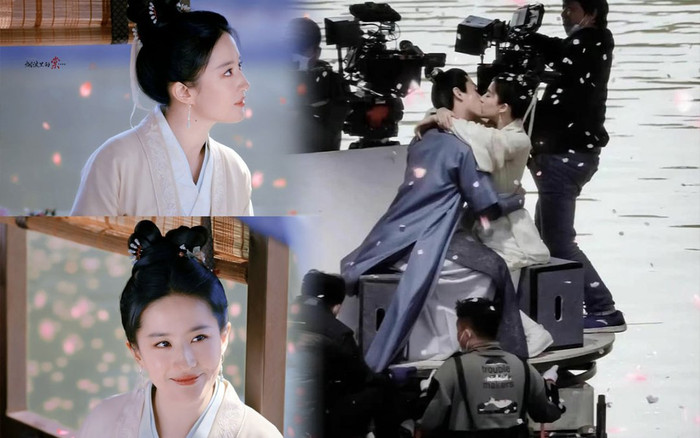 Cảnh tình cảm trên thuyền ở Mộng Hoa Lục quay ngay ngày đầu tiên, Lưu Diệc Phi được khen diễn quá đỉnh Ảnh 2