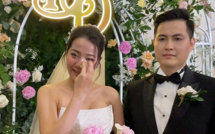 Karen Nguyễn bật khóc trong đám cưới, tiết lộ về 'duyên tiền định' với bạn đời Ảnh 2