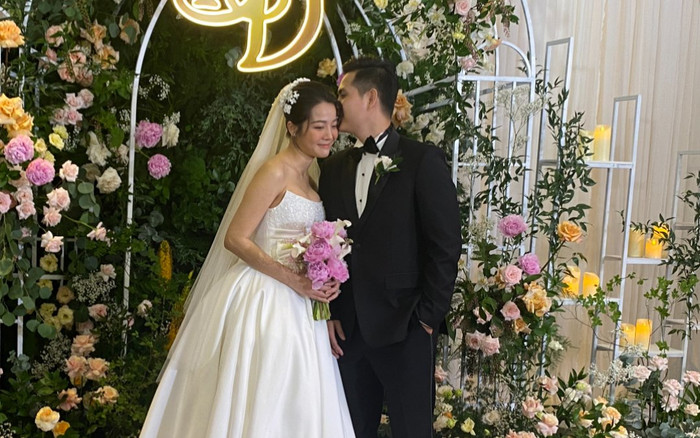 Cô dâu Karen Nguyễn lộ visual đẹp miễn chê trước giờ G, tỉ mỉ tập luyện cho thời khắc trọng đại Ảnh 2