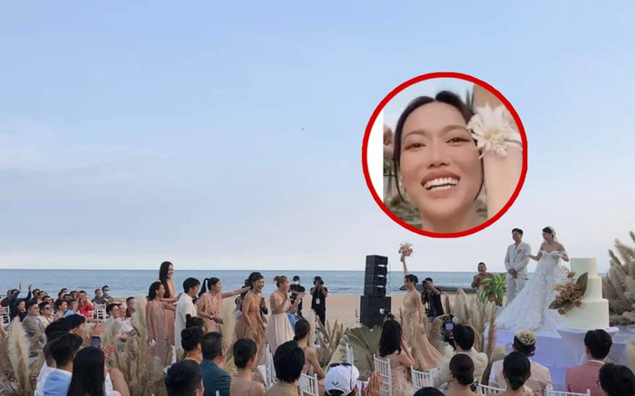 Diệu Nhi chính là người bắt được hoa cưới của Minh Hằng Ảnh 2