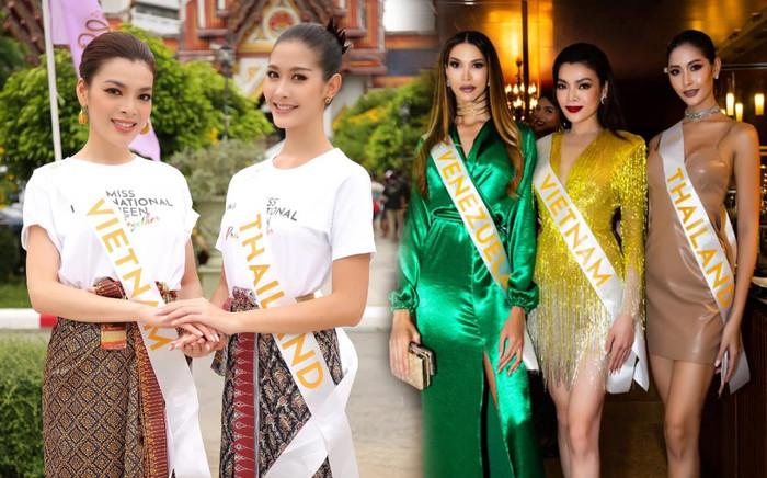 Khoảnh khắc Trân Đài 'giáp mặt' với thí sinh Thái Lan: Hai chị nắm tay nhau vào Top 2 luôn đi Ảnh 2