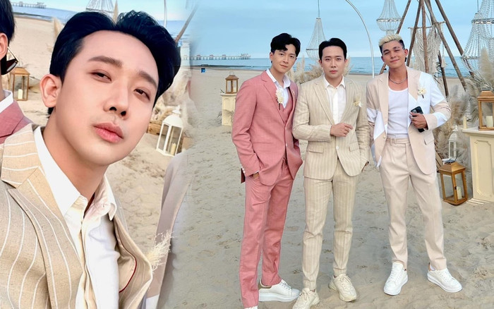 Trấn Thành 'đánh nền lố tay' gây chú ý trong đám cưới Minh Hằng Ảnh 2