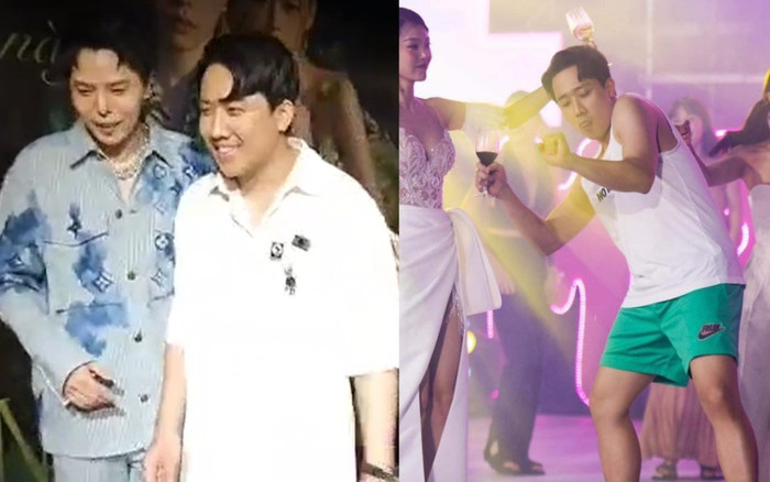 Trấn Thành xuất hiện sau lễ cưới của Minh Hằng, chân đau đi không nổi phải nhờ Trịnh Thăng Bình dìu Ảnh 2