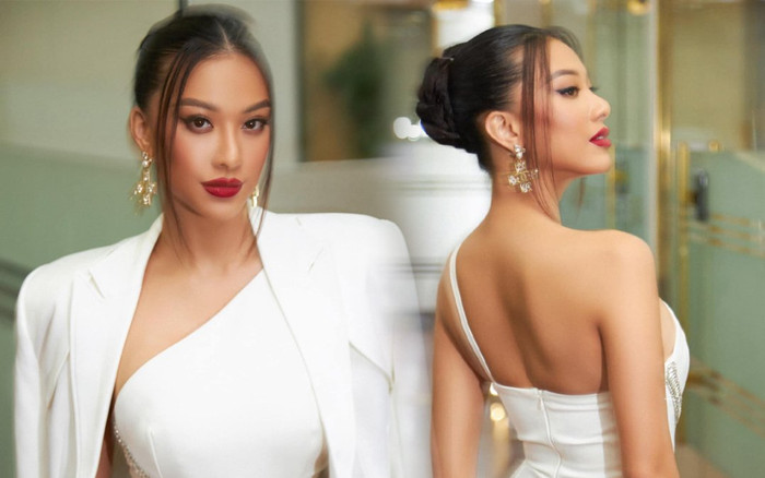 'Bắn' tiếng Anh vèo vèo, Kim Duyên chiến thắng vòng phỏng vấn của Miss Supranational 2022 Ảnh 2