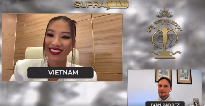 'Bắn' tiếng Anh vèo vèo, Kim Duyên chiến thắng vòng phỏng vấn của Miss Supranational 2022 Ảnh 2