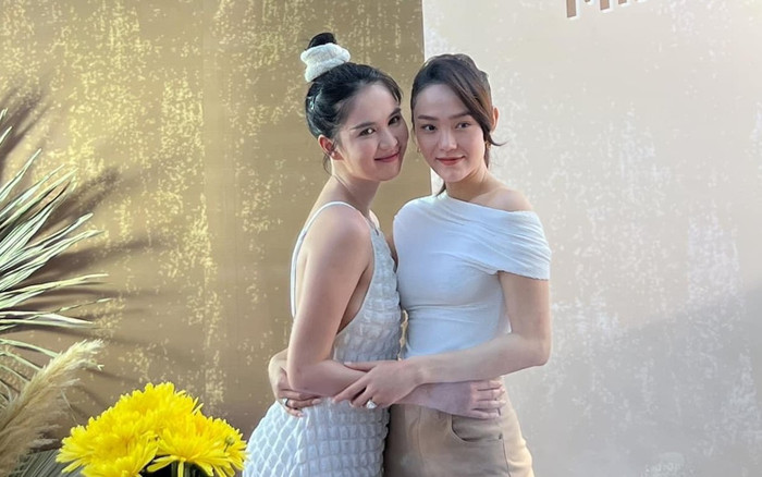 Hậu lấy chồng, Minh Hằng rạng rỡ đọ dáng cùng Ngọc Trinh, nhan sắc khiến dân tình 'u mê' Ảnh 2
