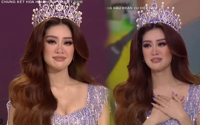 Hoa hậu Khánh Vân nghẹn ngào thực hiện màn final walk, kết thúc gần 3 năm đương nhiệm 'sóng gió' Ảnh 2