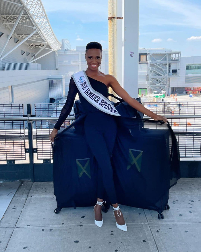 Ngoại hình ấn tượng của đại diện Jamaica.